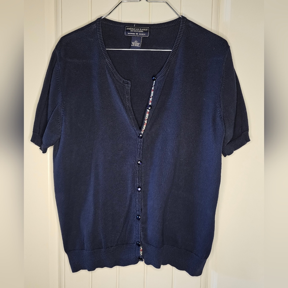 American Eagle - Cardigan - short sleeve - L